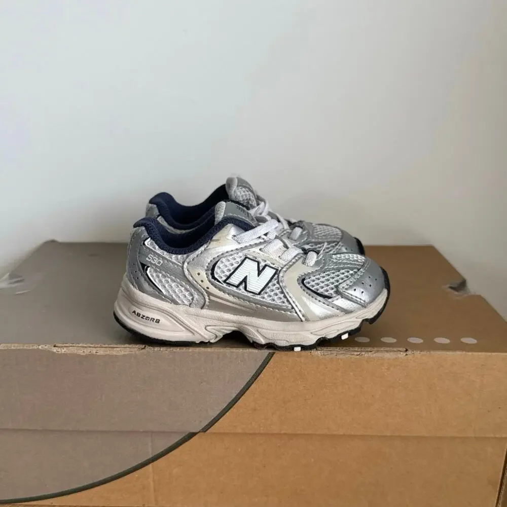 New Balance 530 ‘Summer Fog Navy’ Toddler Sneakers- SZ 7 C - Picture 2 of 10
